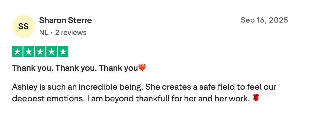 Testimonial from Sharon Sterre